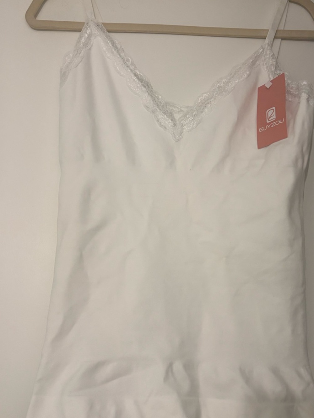 Shapewear White Lace Trim Camisole